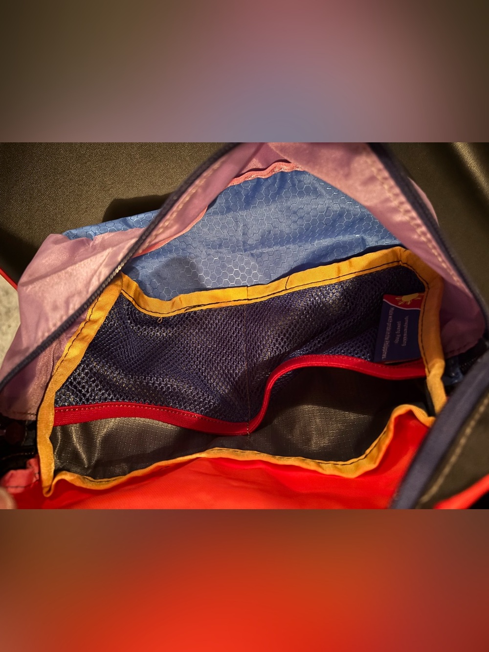 cotopaxi Purple/Blue/Red Lightweight Colorblock Sling - Picture 2 of 2
